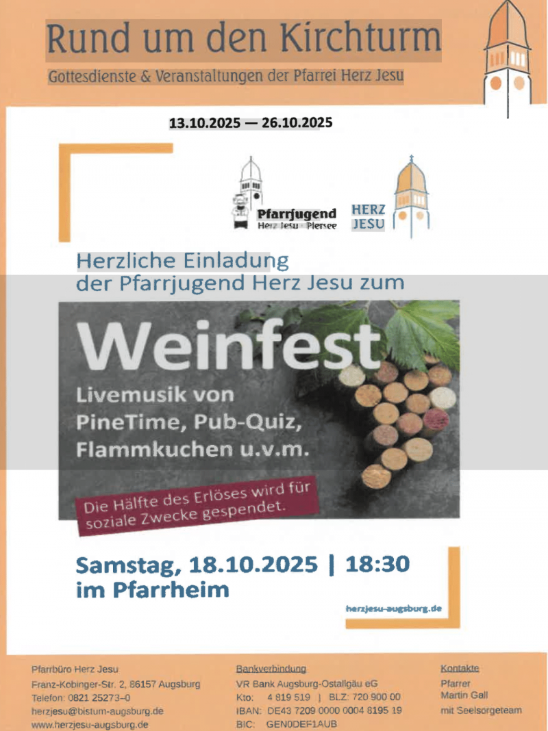 Rund Um Den Kirchturm 13.10. 26.10.25