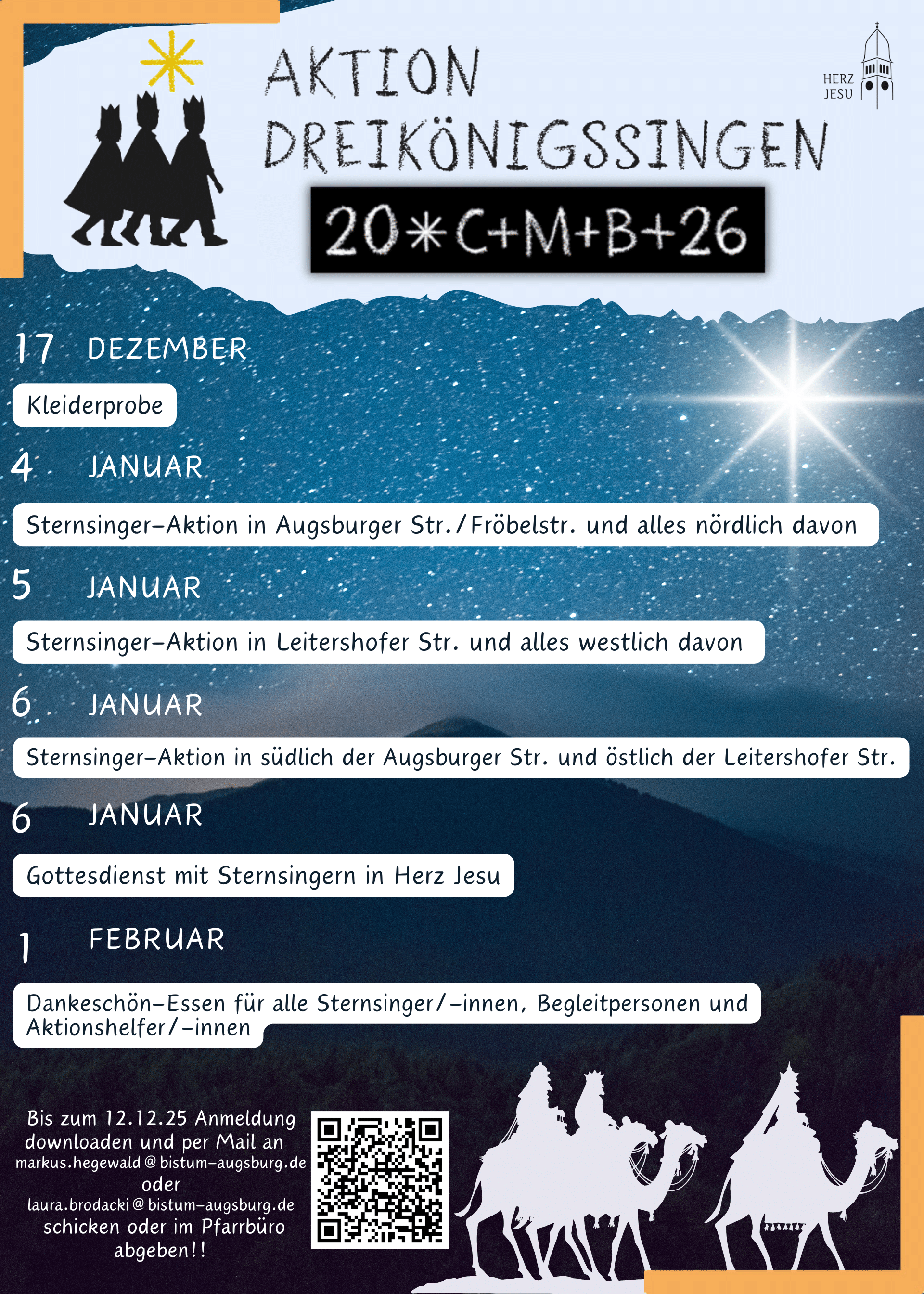 Werbung Sternsinger Werden