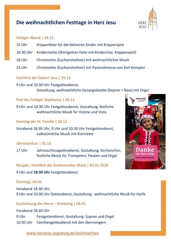 Weihnachten Übersicht