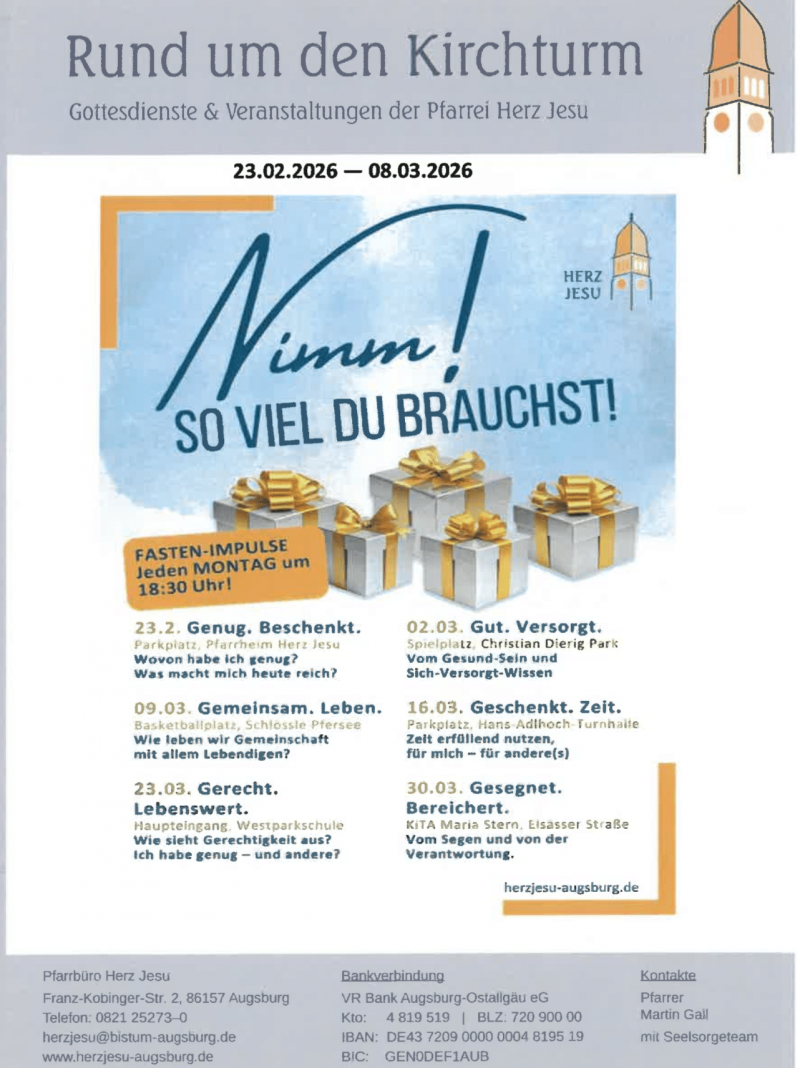 Rund Um Den Kirchturm 23.02. 08.03.26 Rund Um Den Kirchturm 23.02. 08.03.26