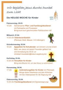 2026 Übersicht Karwoche Kinder