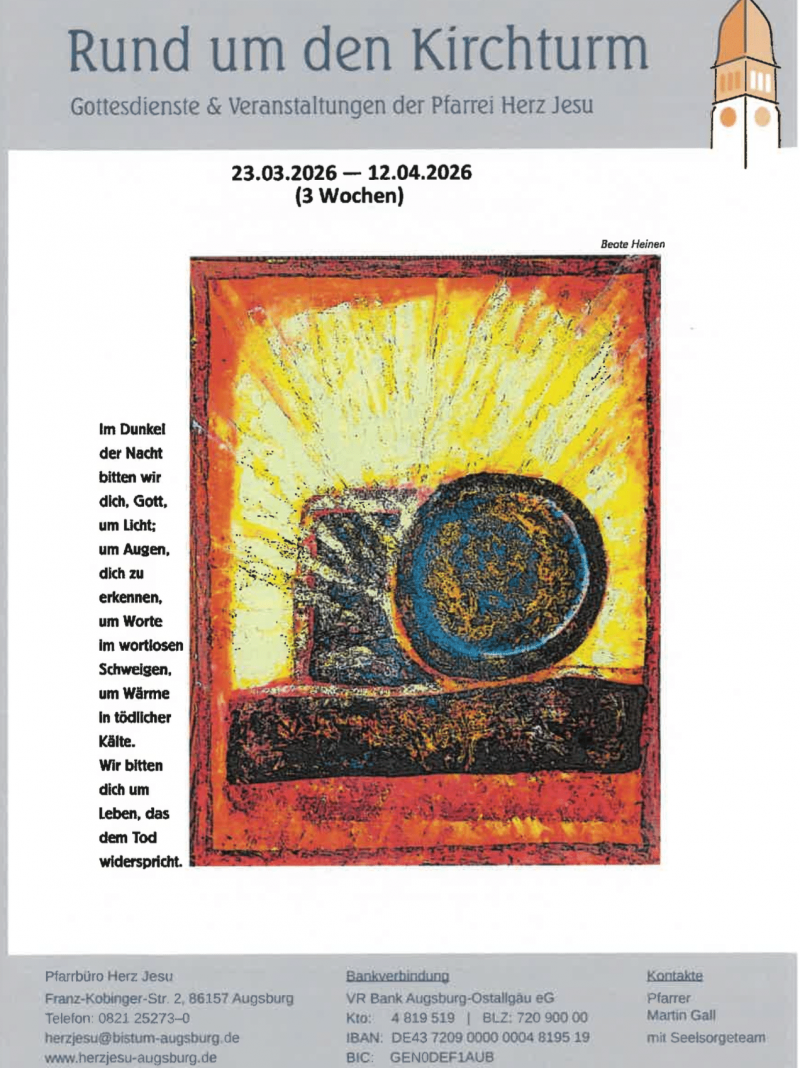 Rund Um Den Kirchturm 23.03. 12.04.26